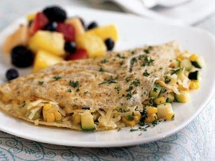 Omelet with Summer Vegetables