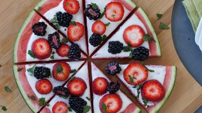 Watermelon Fruit Pizza