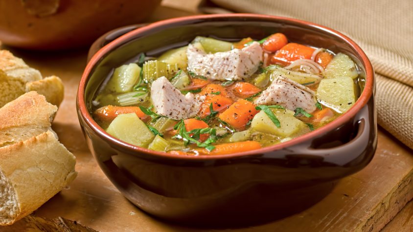 NEXT DAY TURKEY SOUP