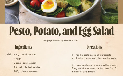 Pesto, Potato, and Egg Sa...