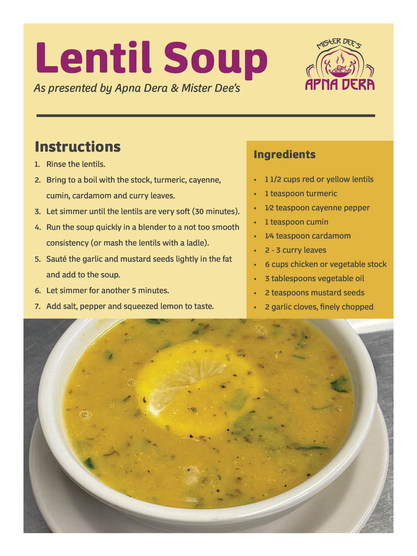 Lentil Soup