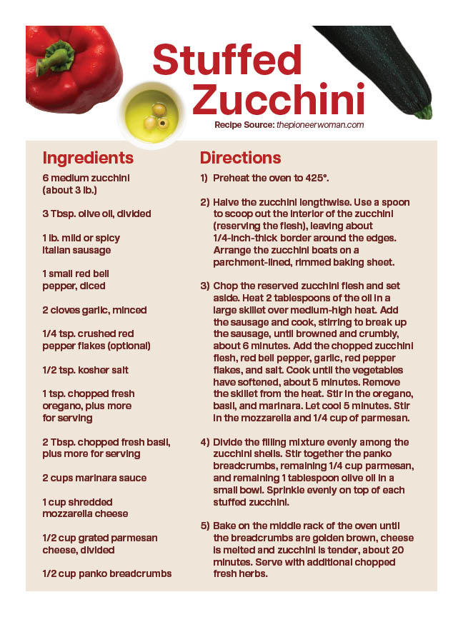 Stuffed Zucchini